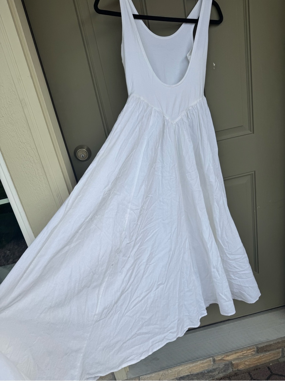 Free People White Maxi Dress